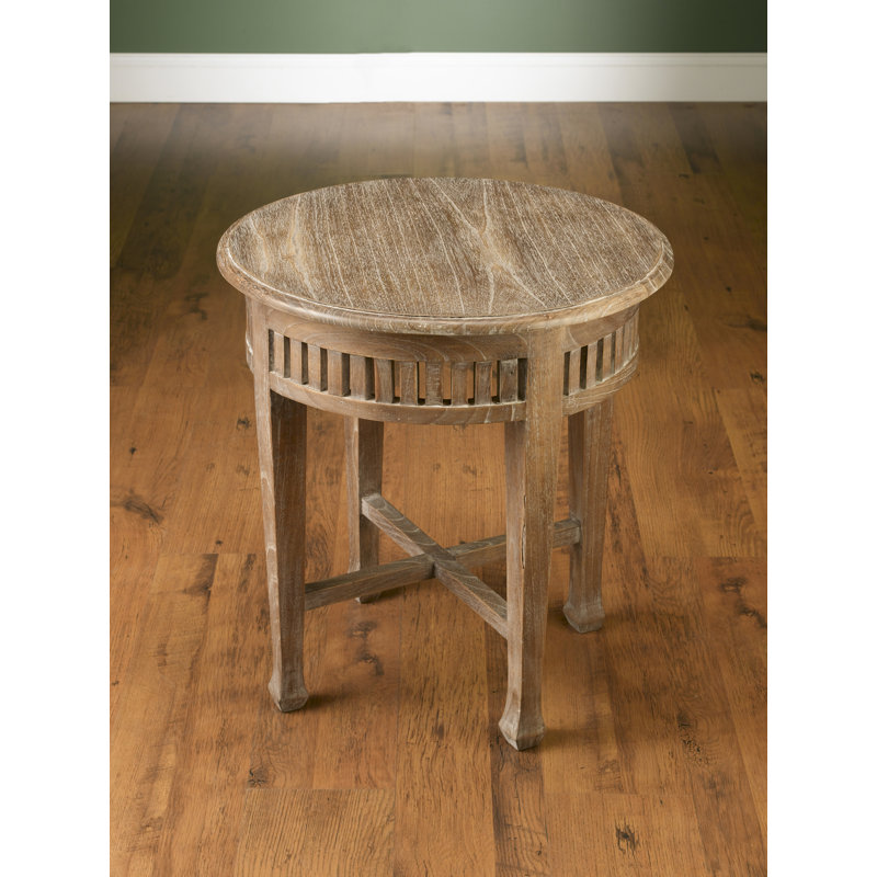 Table de bout en bois, Marbré
