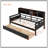 Daybed With Wood Slat Support, Bedside Shelves, And Two Drawers For Versatile Storage And Comfort-545752353-545752382