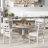 Roane 5 - Piece Extendable Dining Set with Round Extendable Dining Table and 4 Upholstered Dining Chairs-2124763684-2124763685-2124763682