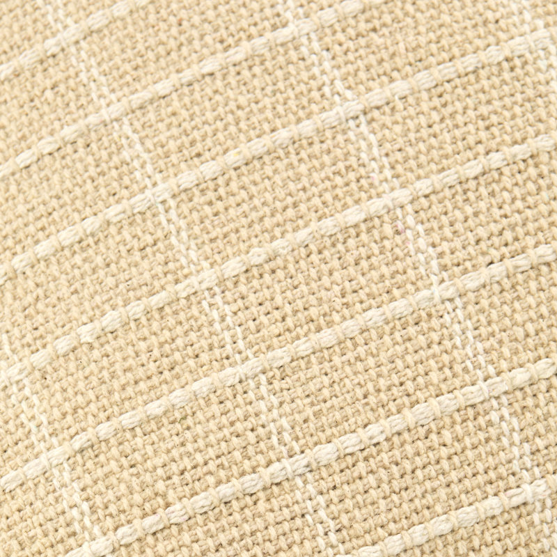 Coussin décoratif Kincaid, Beige, Square 22", Pillow Cover Only - No Insert