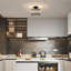 Crystal Semi Flush Mount