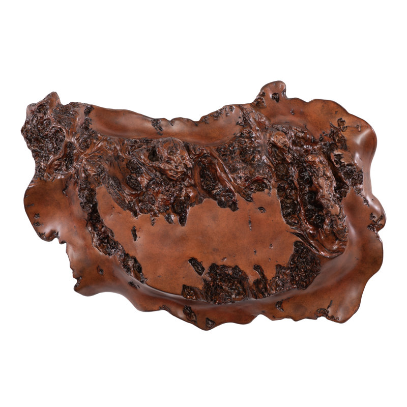 Burled Wall Art, Faux Rosewood