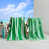 Green/White Palm Leaf & Stripe