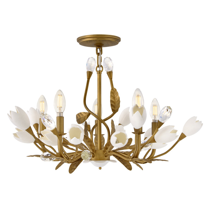 Yvette 5 - Light Semi Flush Mount