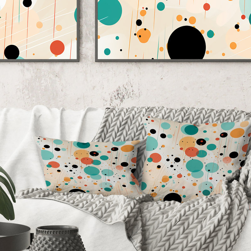 Coussin en polyester Modern Fusion, H 16 po x l 16 po