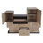 Commode 8 tiroirs en bois massif l 65 po