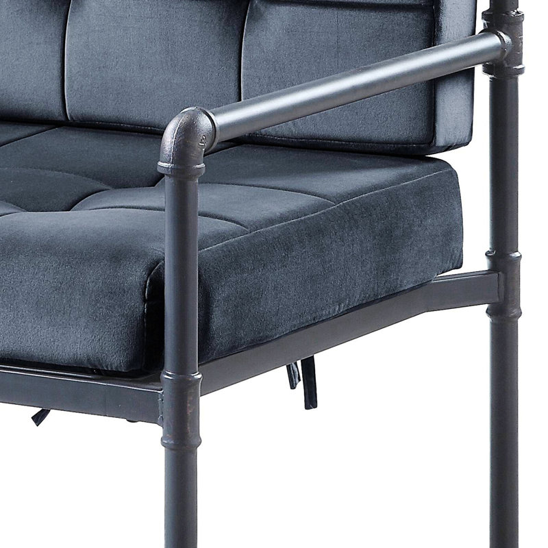 Fauteuil d'appoint avec dossier capitonné Soft