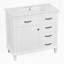 Meuble-lavabo 36 po avec lavabo en céramique-627584855