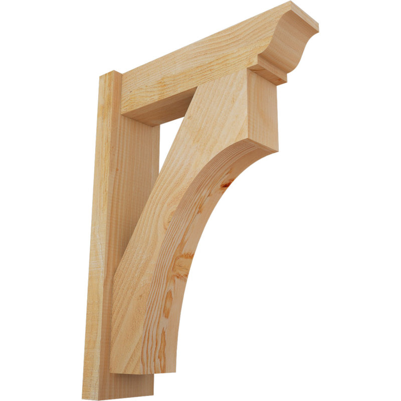 Persienne en bois Westlake, Sapin Douglas de 6 po (sciage brut), P 20 po x H 28 po
