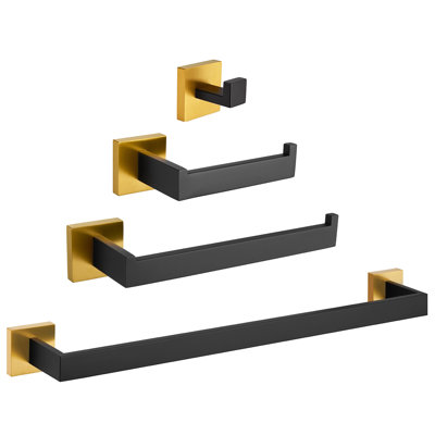 4 - Piece Bathroom Hardware Set