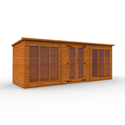 18x6w Tiger Pent Retreat Summerhouse