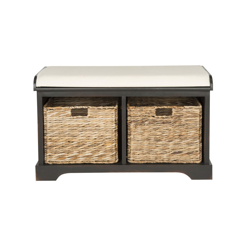 Banc de rangement pour chaussures, Brun
