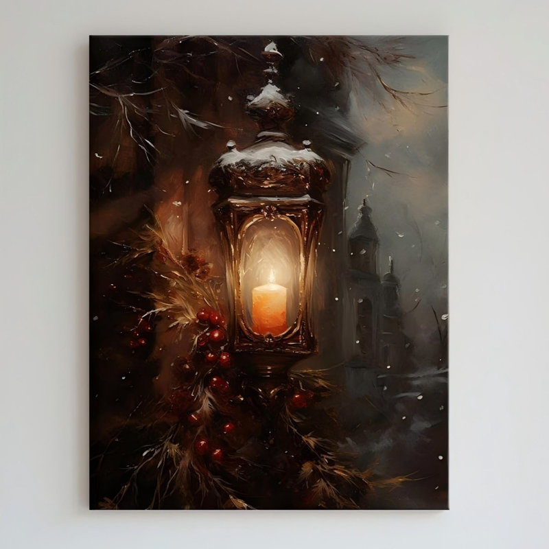 Art mural 24 "x 36" Moody Christmas