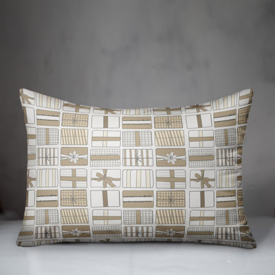 Neutral Gift Boxes Rectangular Pillow Cover & Insert