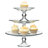 Libbey Selene 3-Tier Glass Footed Server Set
