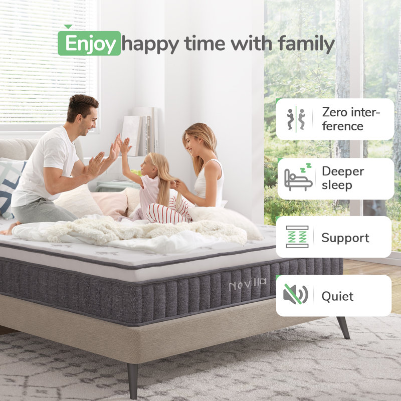 Cooling  Memory Foam Pocket Sprung Mattress, Small Double (4')
