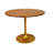 Modern Brown 30-Inch Round Dining Table with Space-Saving Pedestal Base-1866333843-1866333869