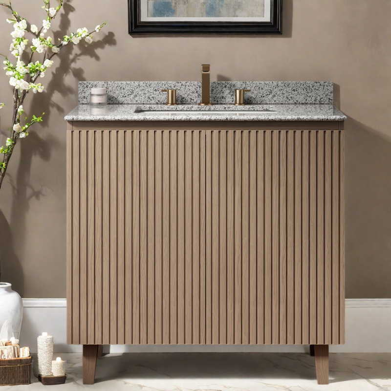 Meuble-lavabo moderne (doit inclure le meuble-lavabo et le lavabo), 30 po, 35.83