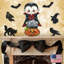 Suspension de porte en bois figurine suspendue dracula