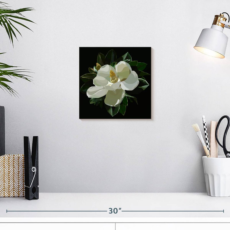 Magnolia pleine floraison, H 10 po x l 10 po
