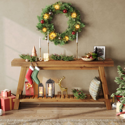 160cm Solid Wood Console Table