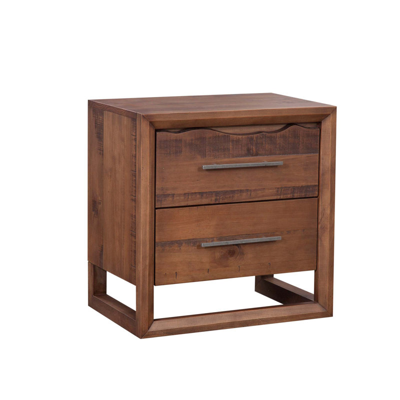 Lofton - Table de chevet - Brun