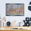 «Autumn Blows Away, Japanese Screen Right Panel» par Sharon Pitts, art mural en verre acrylique-751397639