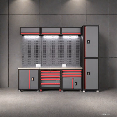Armoire à outils en métal robuste pour l'industrie automobile