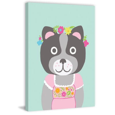 Lori Lori Fancy Animals III - Painting on Canvas