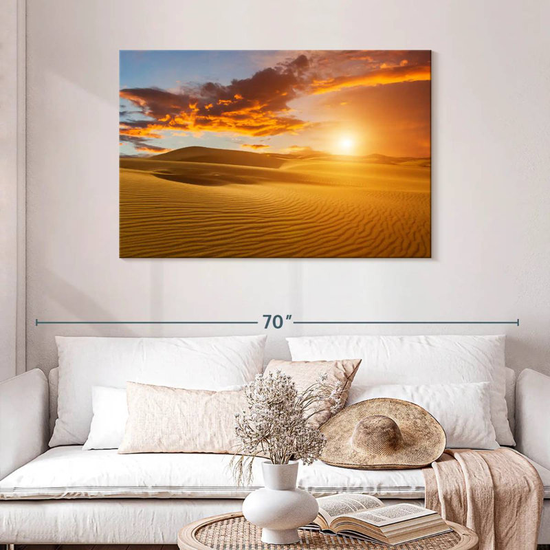 Alvord Sahara Desert Sundown, 30" H x 45" W