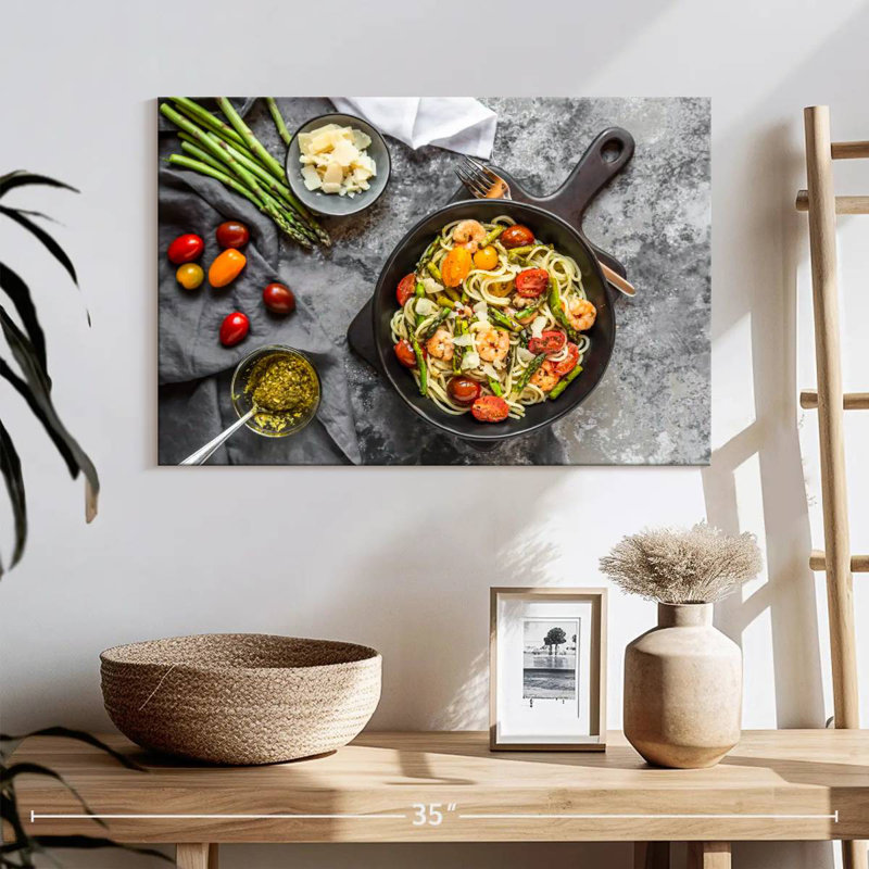Yarlin Seafood Spaghetti, 24" H x 36" W