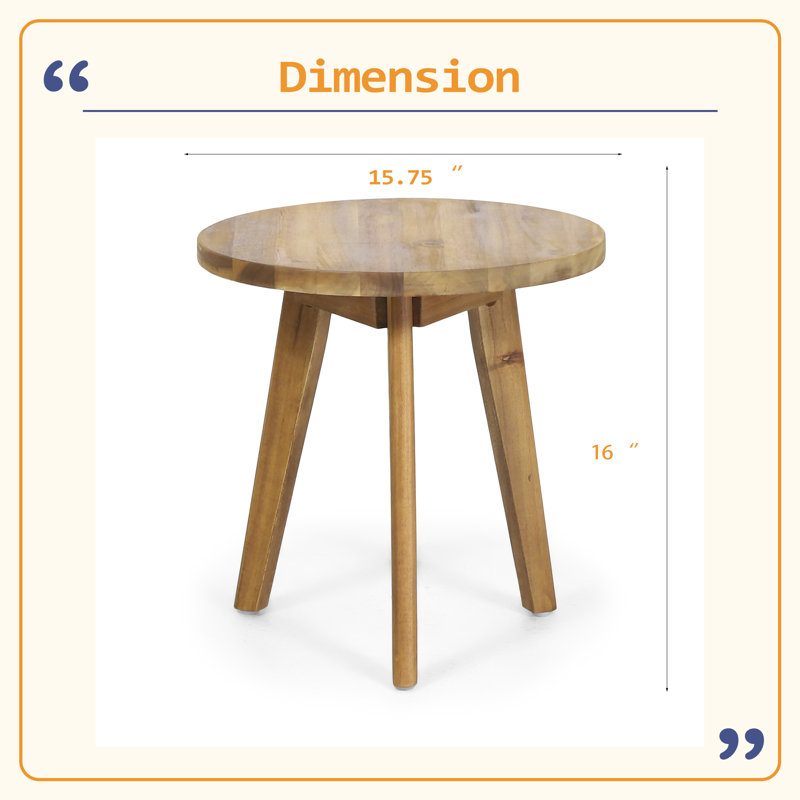Table d'appoint, Naturel