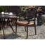 Fraizer Stackable Outdoor Patio Dining Side Chair with Cushion