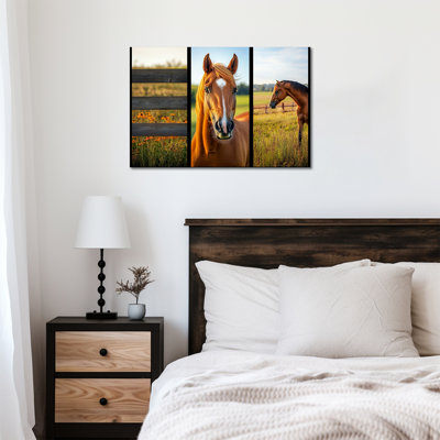 Art mural cheval GUTTATE, décoration murale photos cheval, peinture murale cheval pour le salon, art mural sur toile cheval, affiches à cheval pour bureau mural encadrées prêtes à être accrochées 12 po x 16 po