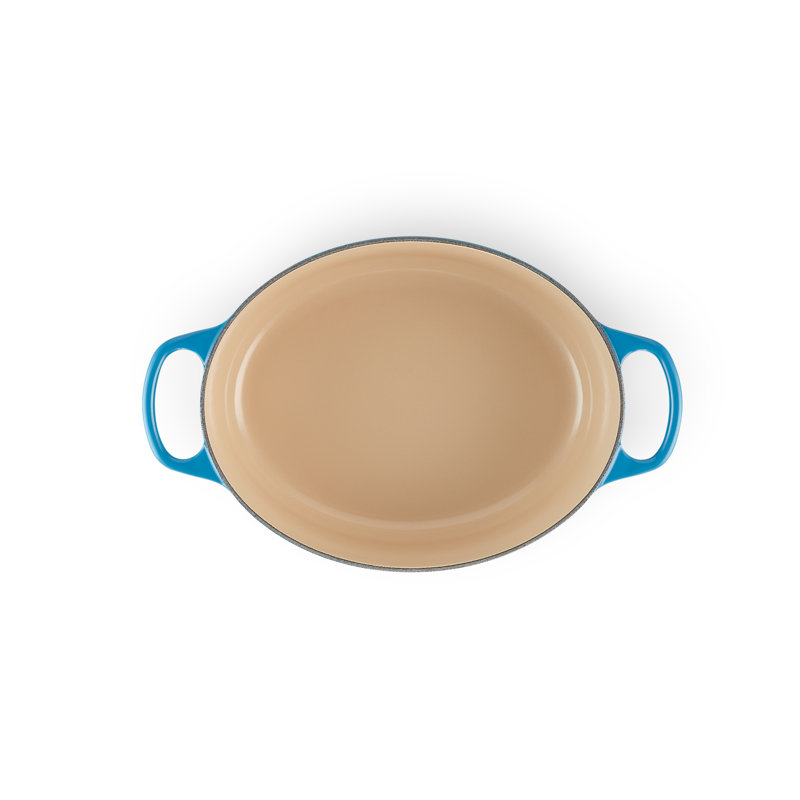 Le Creuset Enameled Cast Iron Oval Dutch Oven with Lid, 2.75 quarts, Marseille