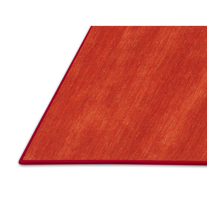 Tapis rouge contemporain, Rectangle 8 pi x 10 pi