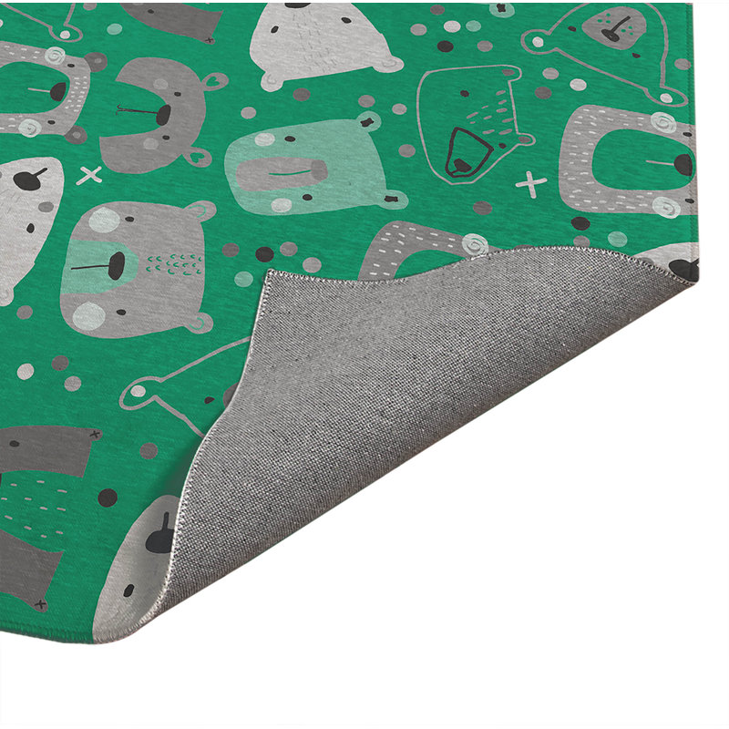 Tapis de jeu Bear Face, Rectangle 5 pi x 7 pi