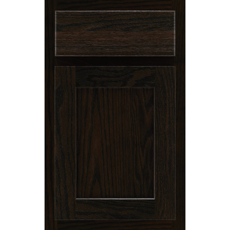 Dwelling Claredon Door Sample, Rich Mocha, Oak