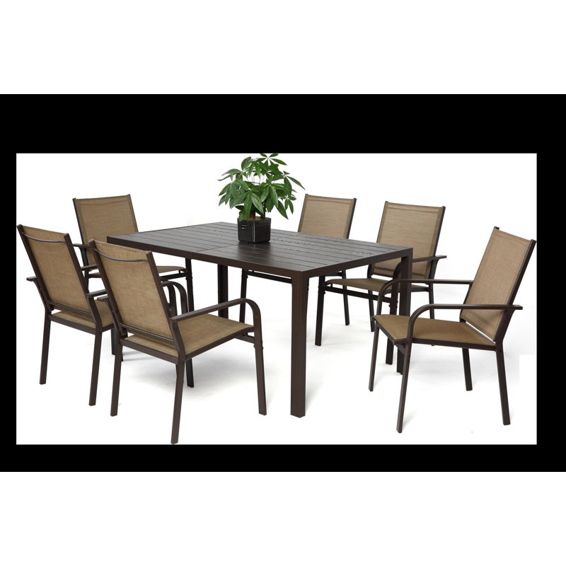 7-Piece Bar Set (Brown)
