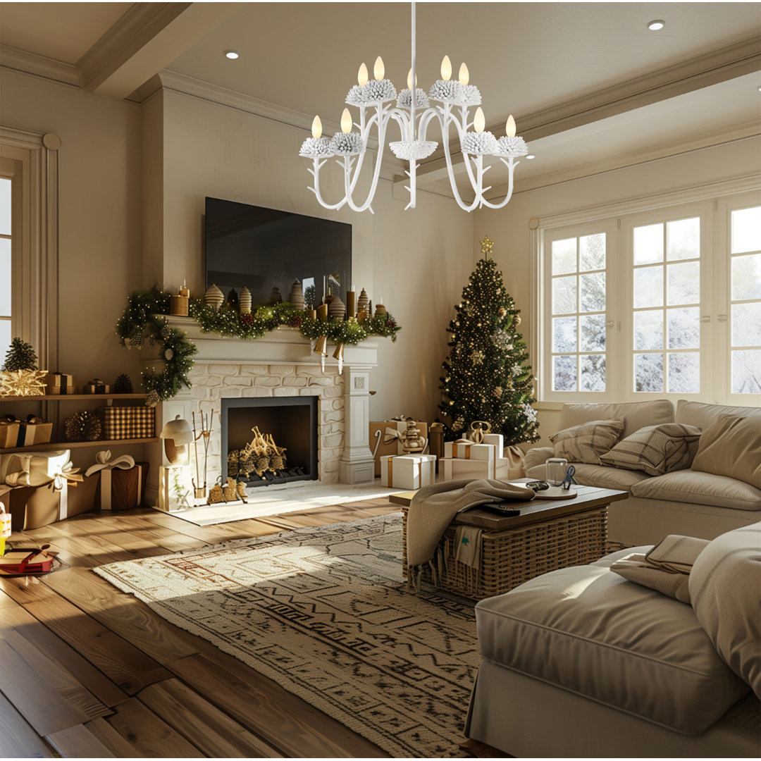 9 - Light Dimmable Classic / Traditional Chandelier Ophelia & Co.