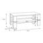 Chadwic Minimalistic coffee table with storage compartment, engineered wood, 110 cm W x 45.5 cm H x 60 cm D