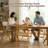 Rattan Folding Chairs, Modern Mid Century Dining Chairs-977593580-977593581