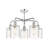 Dublin 5 - Light Steel Dimmable Cylinder Chandelier-94484398