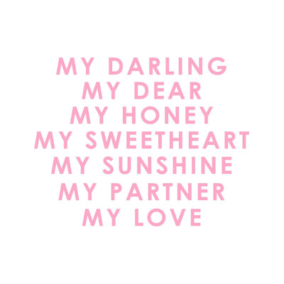" My Love "