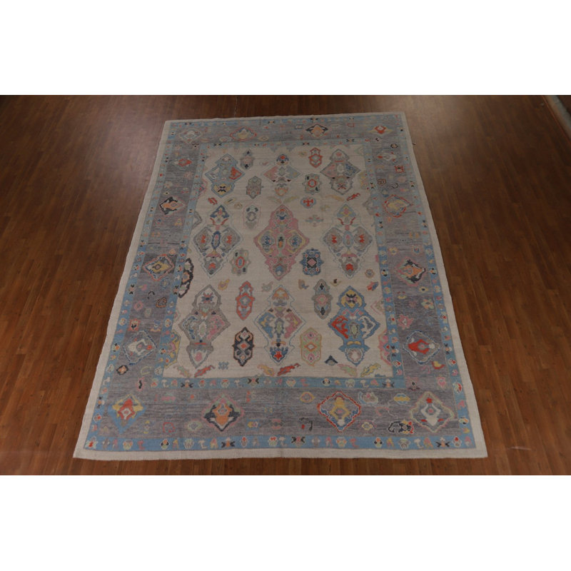 Tapis turc Oushak en laine 9x12