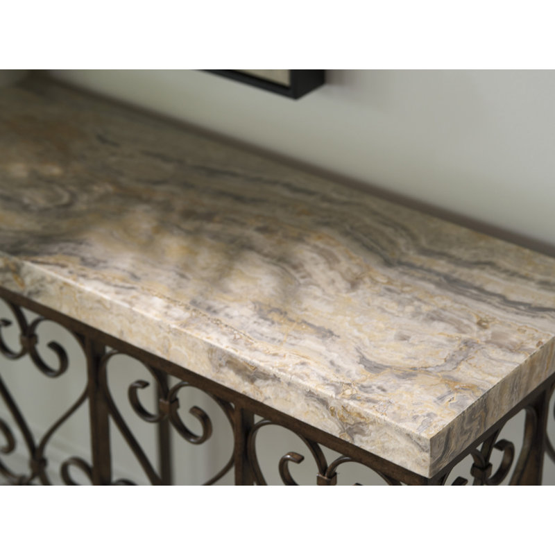 Montecito 74'' W Stone Console Table