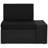  Corner Sofa Black PE Rattan Standard Modular Corner Sofa