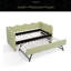 Lit de jour en vichy douillet avec lit gigogne simple sans sommier-222487274