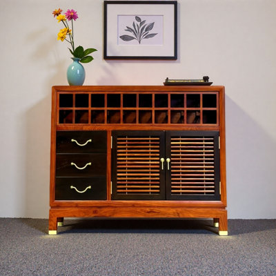 Multi-Functional Solid Wood Sideboard