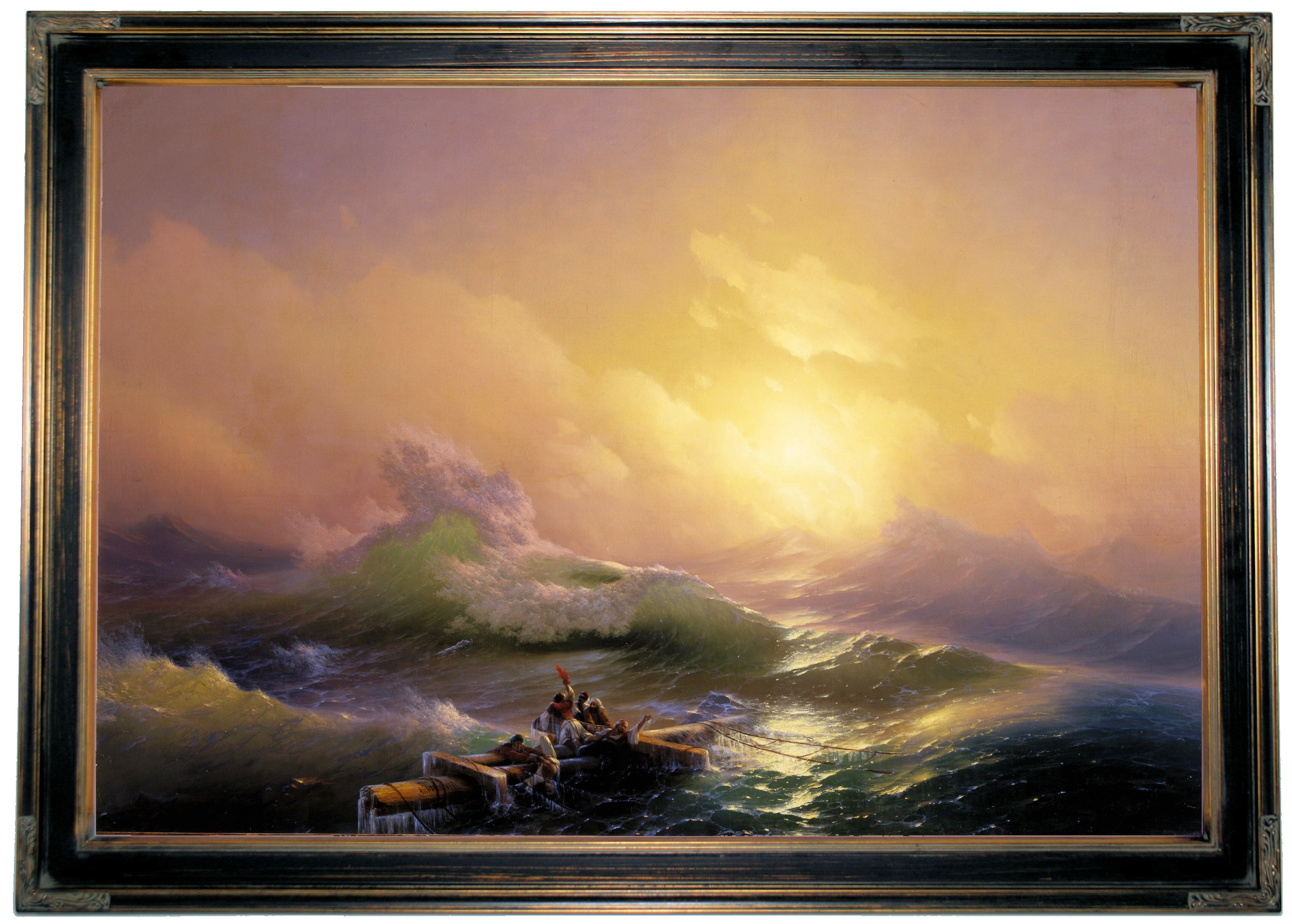 The Ninth Wave 1850 On Canvas by Ivan Aivazovsky Print